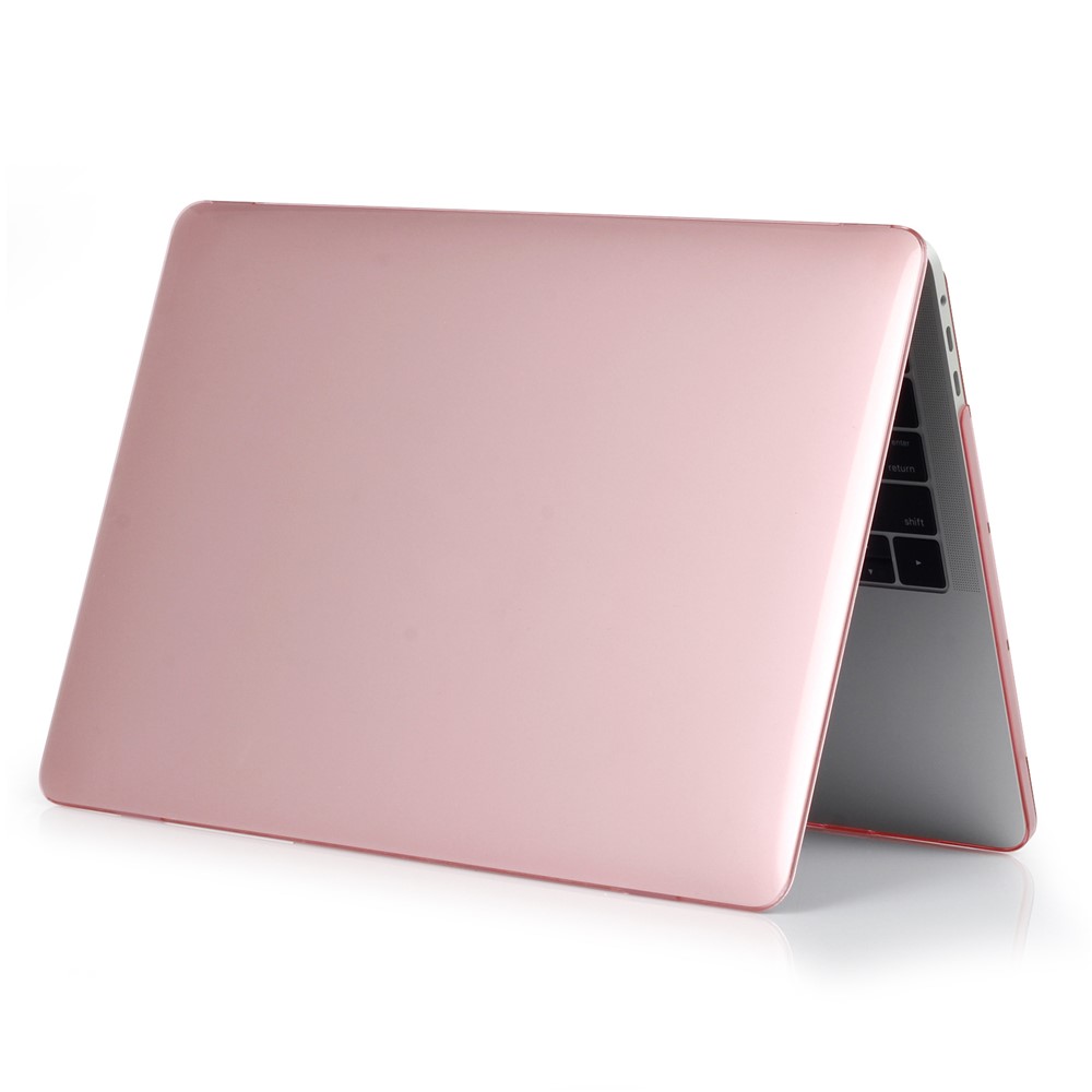 Crystal Clear Two-piece PC Protective Case for Macbook Pro 15.4-inch 2016 with Touch Bar (A1707) - Pink-4