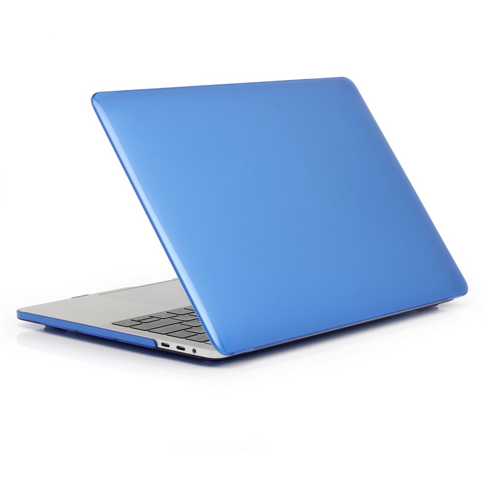 Front and Back Crystal Clear Protective Cover for Macbook Pro 15.4-inch 2016 with Touch Bar (A1707) - Dark Blue-3