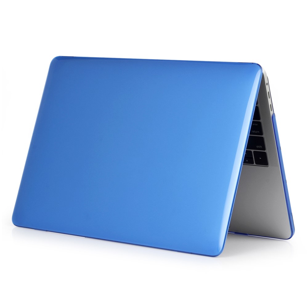 Front and Back Crystal Clear Protective Cover for Macbook Pro 15.4-inch 2016 with Touch Bar (A1707) - Dark Blue-4