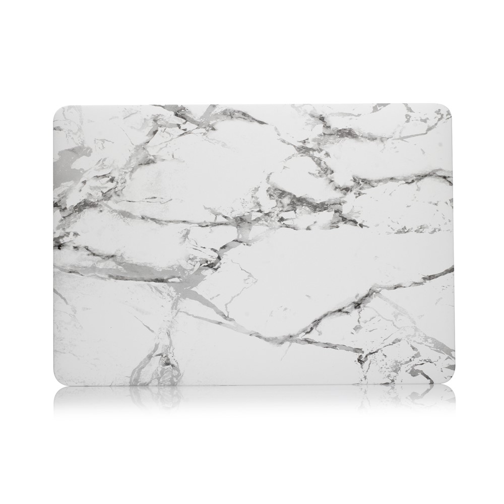 Pattern Printing Hard PC Protective Case for Macbook Pro 15.4-inch 2016 with Touch Bar (A1707) - Marble Grain / Dark Grey-2