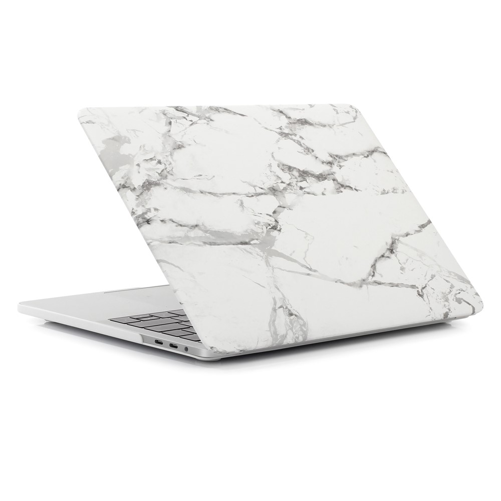 Pattern Printing Hard PC Protective Case for Macbook Pro 15.4-inch 2016 with Touch Bar (A1707) - Marble Grain / Dark Grey-3