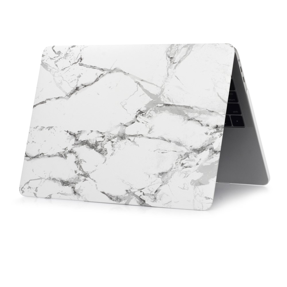 Pattern Printing Hard PC Protective Case for Macbook Pro 15.4-inch 2016 with Touch Bar (A1707) - Marble Grain / Dark Grey-4