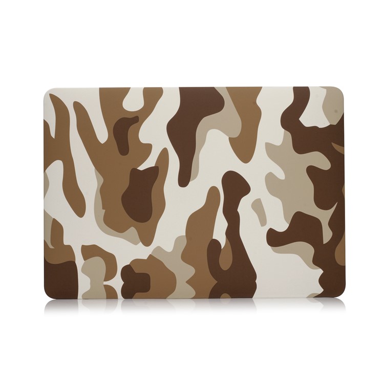 Patterned Hard PC Case Protector for Macbook Pro 15.4-inch 2016 with Touch Bar (A1707) - Camouflage Pattern / Brown-2