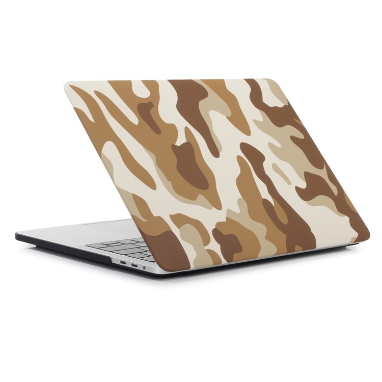 Patterned Hard PC Case Protector for Macbook Pro 15.4-inch 2016 with Touch Bar (A1707) - Camouflage Pattern / Brown-3