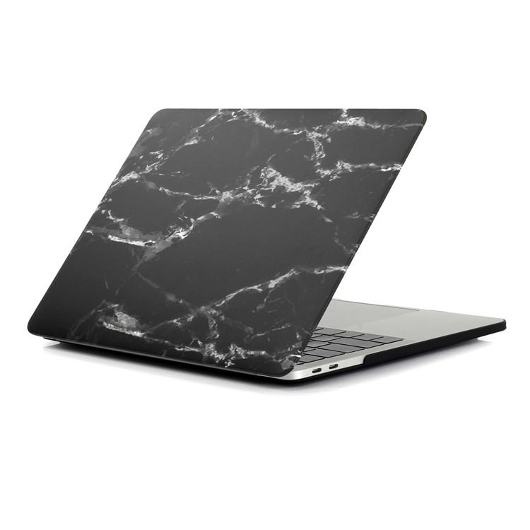 Mobile Accessory Hard Protective Case for Macbook Pro 15.4-inch 2016 with Touch Bar (A1707) - Marble Texture / Black-1