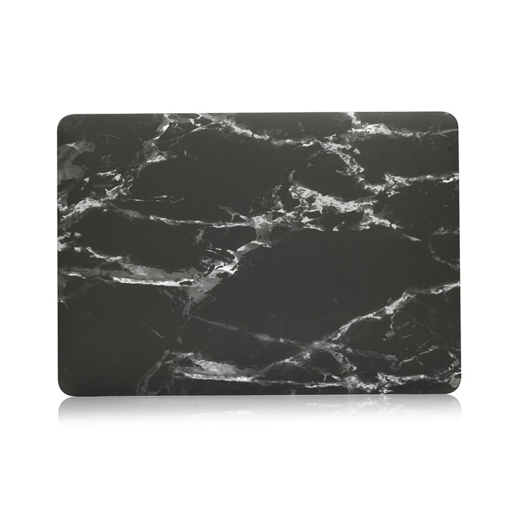 Mobile Accessory Hard Protective Case for Macbook Pro 15.4-inch 2016 with Touch Bar (A1707) - Marble Texture / Black-2