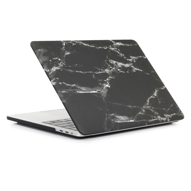 Mobile Accessory Hard Protective Case for Macbook Pro 15.4-inch 2016 with Touch Bar (A1707) - Marble Texture / Black-3