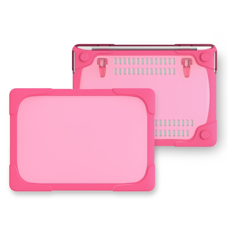 2-Piece Hybrid Laptop Case (Plastic + TPU) for MacBook Pro 13-inch (2016) with Touch Bar - Rose-2