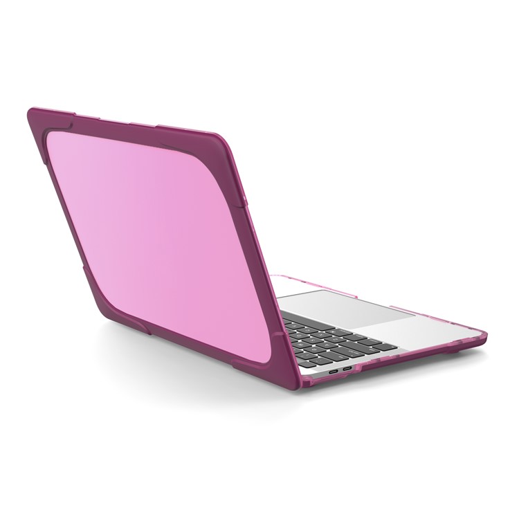 2-Piece Plastic TPU Full Protective Cover for MacBook Pro 13-inch (2016) with Touch Bar - Purple-9