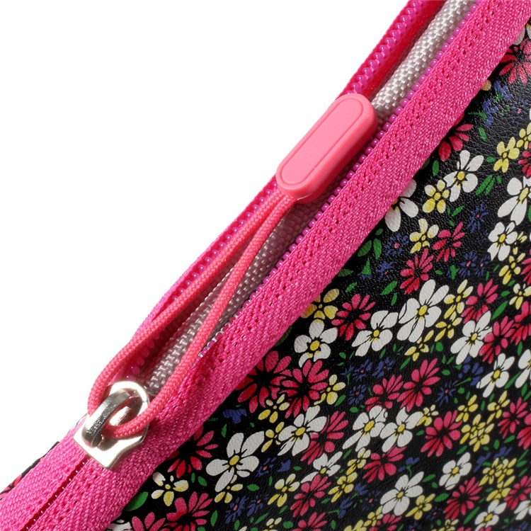 Universal Patterned 13 Inch PU Leather Laptop Pouch Bag, Size: 34 x 26 x 3cm - Daisy-6
