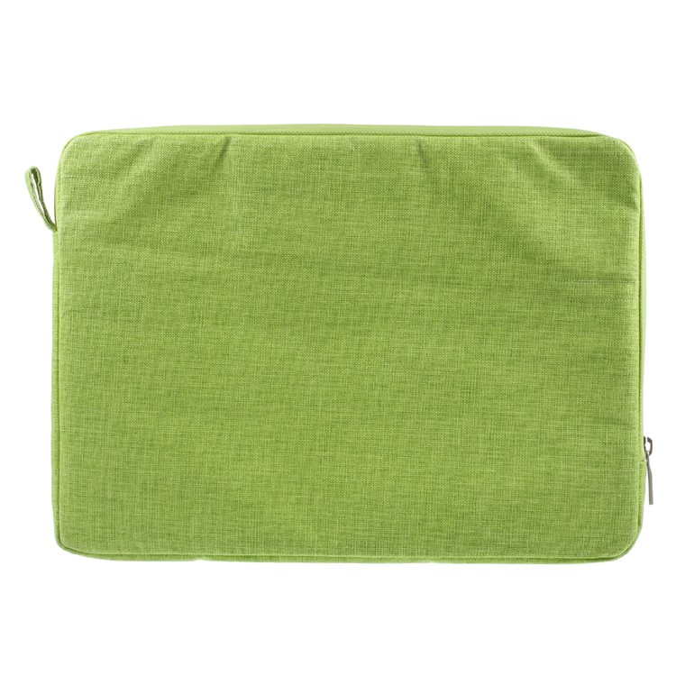 Universal Cloth Texture PU Leather 15 Inch Laptop Briefcase Bag, Size: 35 x 25 x 3cm - Green-2