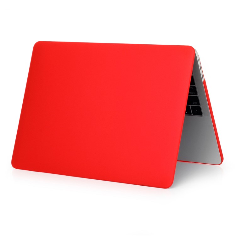HAT PRINCE Matte PC Hard Case + EU Version TPU Keyboard Cover for Macbook Pro 13.3 Inch A1708 (No Touch Bar) - Red-4