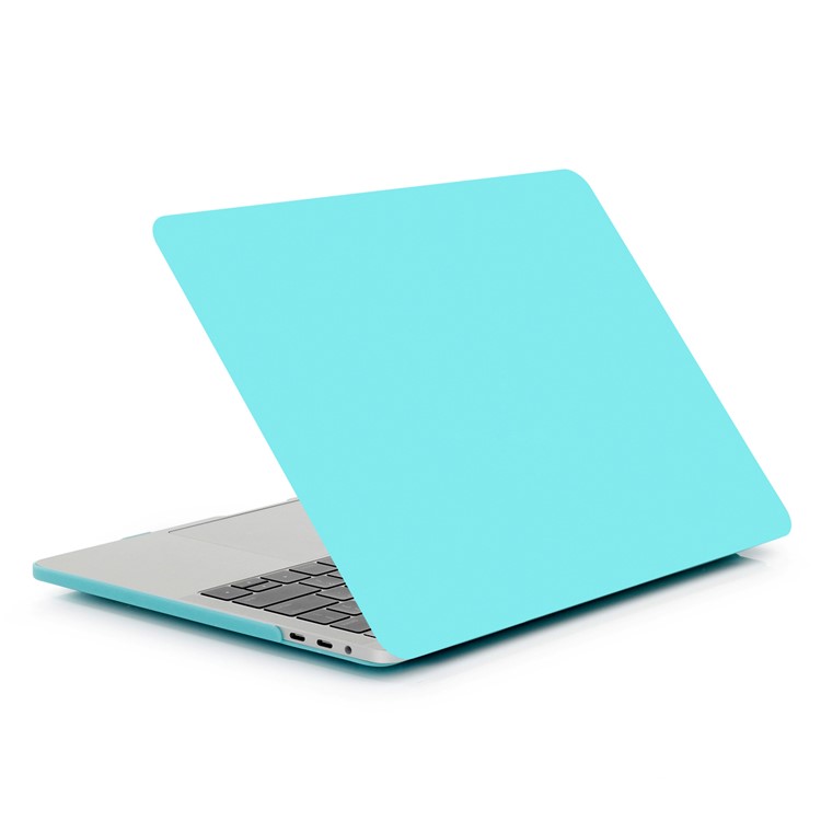 HAT PRINCE Matte PC Case + EU Version Protective Keyboard Cover for Macbook Pro 13.3 Inch A1708 (No Touch Bar) - Cyan-2