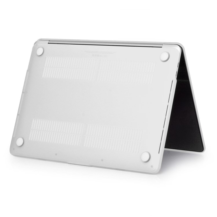 HAT PRINCE Matte PC Hard Cover + EU Version TPU Keyboard Case for MacBook Pro 15-inch (2016) 15.4" A1707 with Touch Bar - White-5