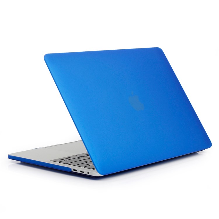 HAT PRINCE Matte PC Case + EU Version TPU Keyboard Cover for MacBook Pro 15-inch (2016) 15.4" A1707 with Touch Bar - Dark Blue-2