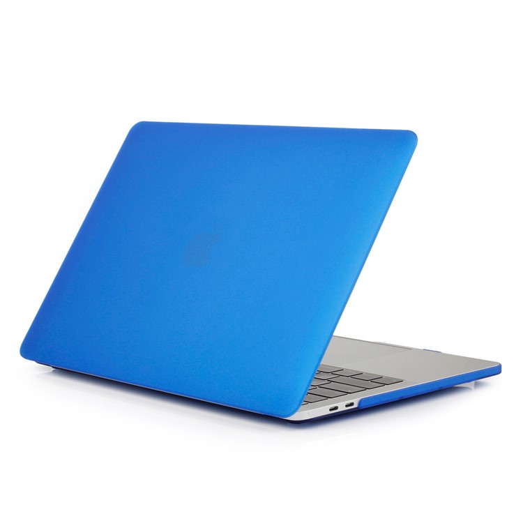 HAT PRINCE Matte PC Case + EU Version TPU Keyboard Cover for MacBook Pro 15-inch (2016) 15.4" A1707 with Touch Bar - Dark Blue-3