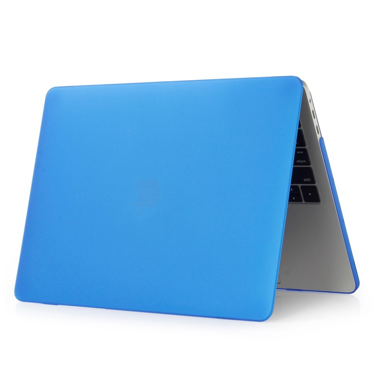 HAT PRINCE Matte PC Case + EU Version TPU Keyboard Cover for MacBook Pro 15-inch (2016) 15.4" A1707 with Touch Bar - Dark Blue-4