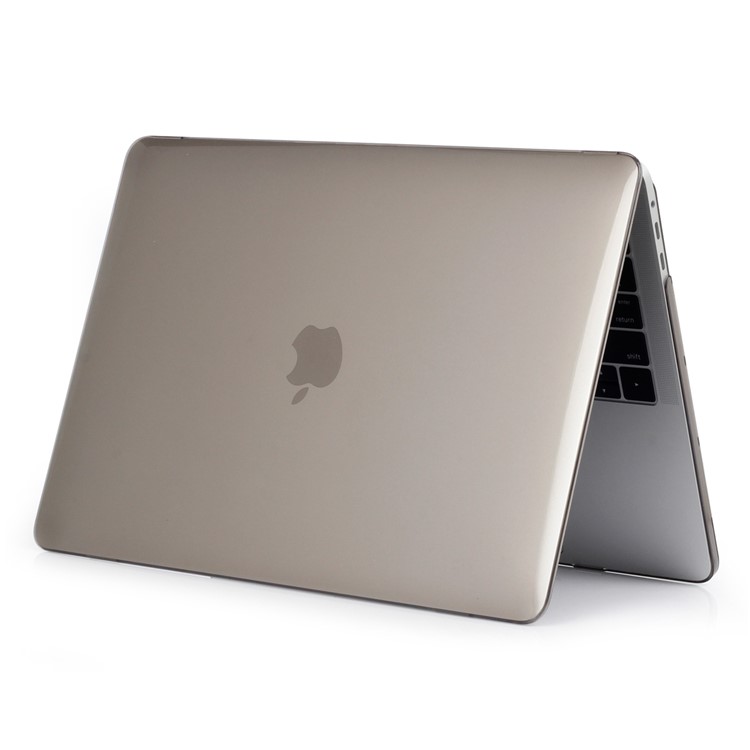HAT PRINCE PC Case + EU Version TPU Keyboard Cover for MacBook Pro 13.3-inch (2016) A1706 with Touch Bar - Grey-4