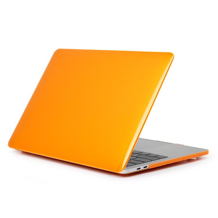 HAT PRINCE Crystal PC Case + TPU Keyboard Protector Cover Film for MacBook Pro 13.3 Inch A1708 without Touch Bar EU version - Orange-2
