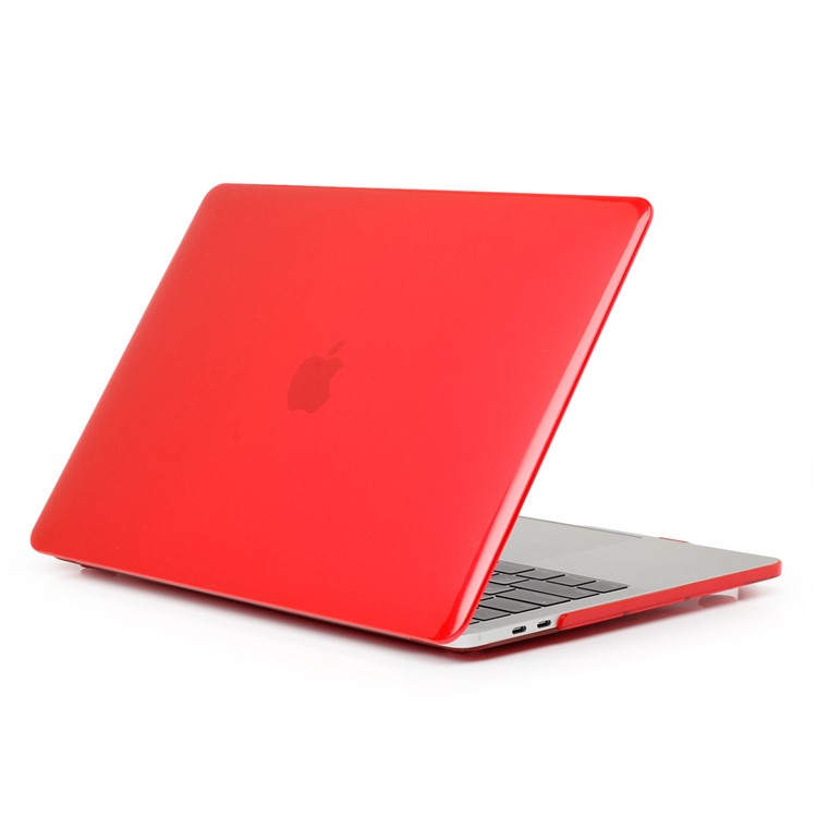 HAT PRINCE PC Hard Shell Casing + EU Version TPU Keyboard Film for MacBook Pro 15-inch (2016) 15.4" with Touch Bar (A1707) - Red-2
