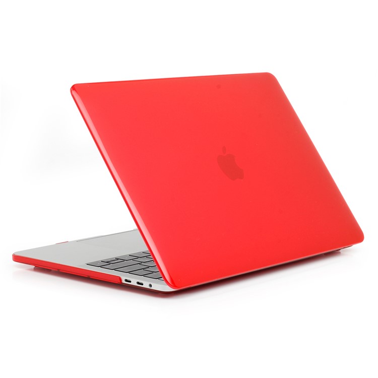 HAT PRINCE PC Hard Shell Casing + EU Version TPU Keyboard Film for MacBook Pro 15-inch (2016) 15.4" with Touch Bar (A1707) - Red-3