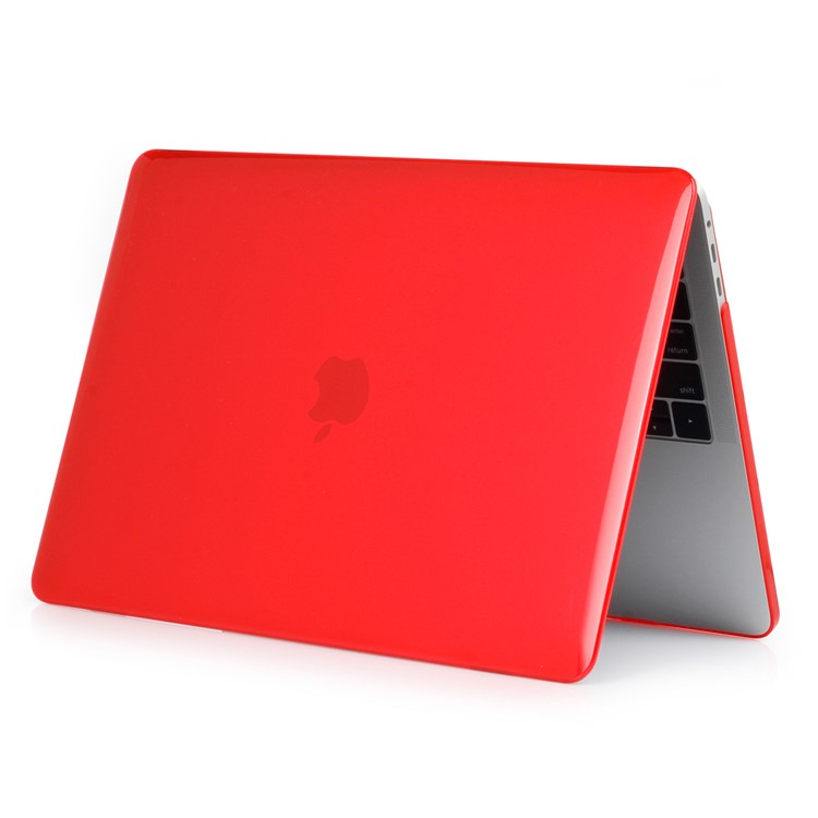 HAT PRINCE PC Hard Shell Casing + EU Version TPU Keyboard Film for MacBook Pro 15-inch (2016) 15.4" with Touch Bar (A1707) - Red-4