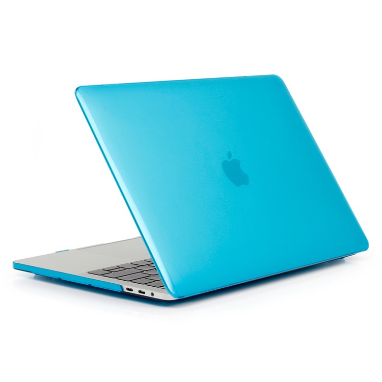 HAT PRINCE Hard Shell Case + EU Version TPU Keyboard Film for MacBook Pro 15-inch (2016) 15.4" A1707 with Touch Bar - Blue-3