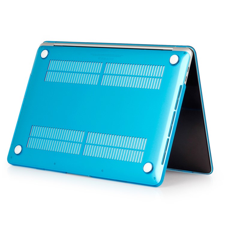 HAT PRINCE Hard Shell Case + EU Version TPU Keyboard Film for MacBook Pro 15-inch (2016) 15.4" A1707 with Touch Bar - Blue-5