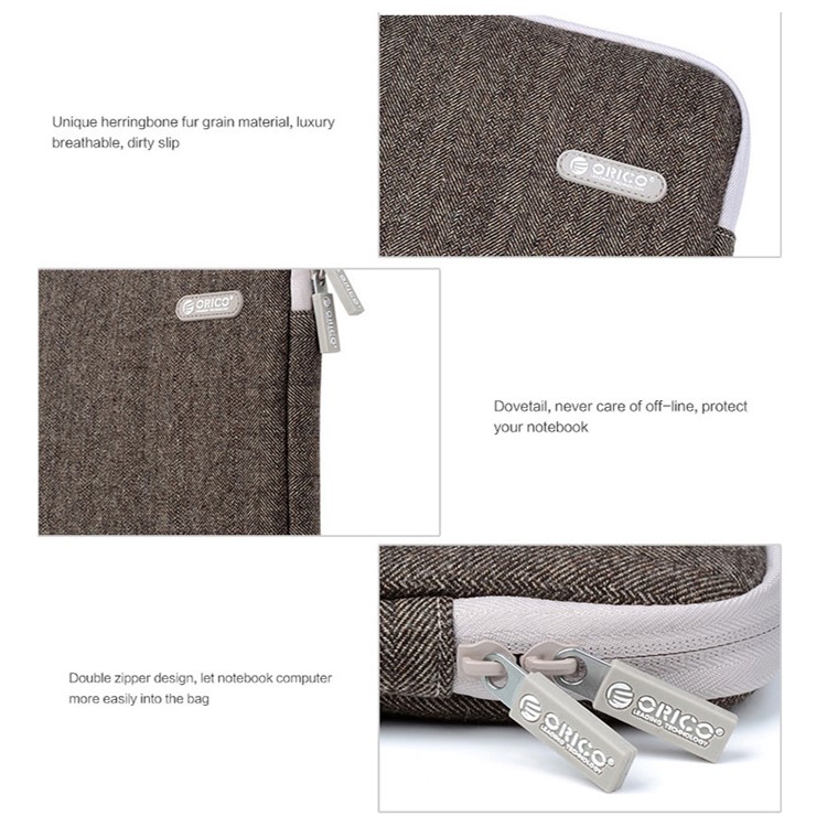 ORICO PNT6613 Classic Neoprene Laptop Pouch Bag for MacBook Pro 13-inch (2016), Size: 34 x 25cm-8