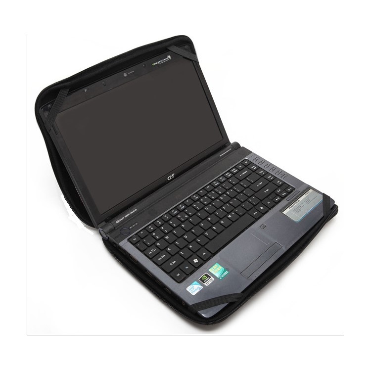 Notebook Neoprene Sleeve Case Bag for Macbook HP DELL IBM 11-13 inch Laptops, Size: 29 x 22 x 2cm - Black-2