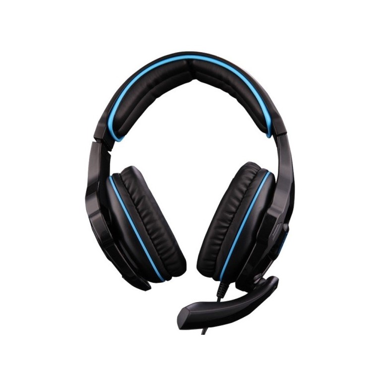 SADES SA-810 Professional Over-Ear Gaming Headphone Headset with Mic - Black-2