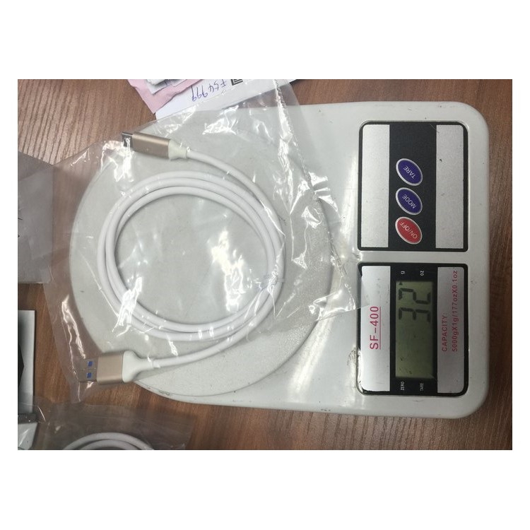USB 3.1 Type C Male to Male Connector Data Cable - White-5