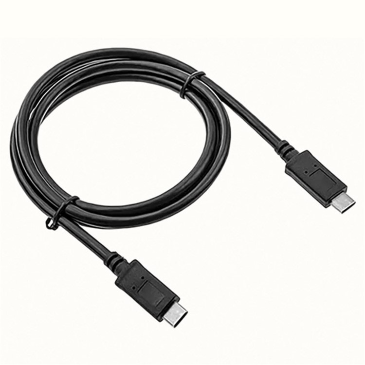 USB 3.1 Type C Male to Male Connector Data Cord - Black-2