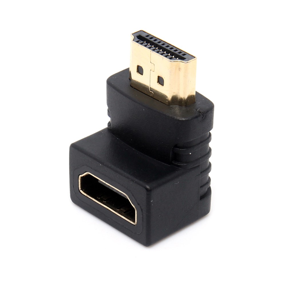 90 Grad HDMI Mann zum HDMI weiblichen Verbindungsstück-Adapter-1