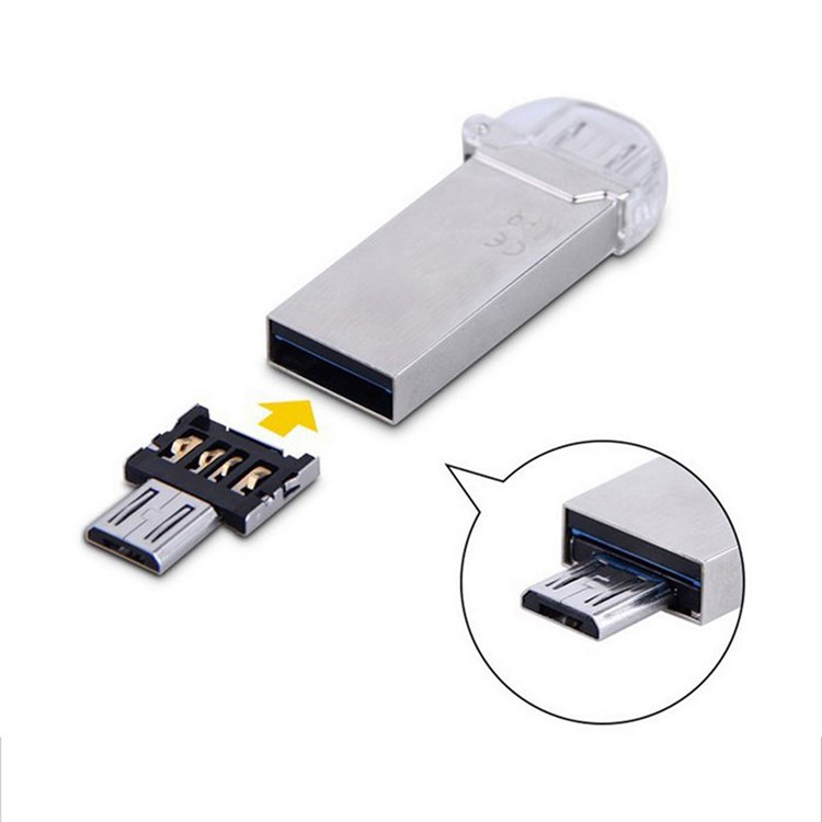 DM USB to Micro USB Male OTG Adapter for USB Flash Driver / Phone / Tablet-6