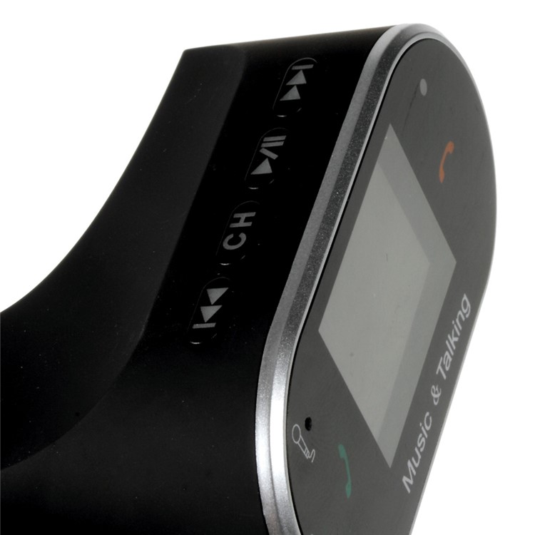 Wireless Bluetooth Hands-free FM Transmitter USB SD + Car Charger-5
