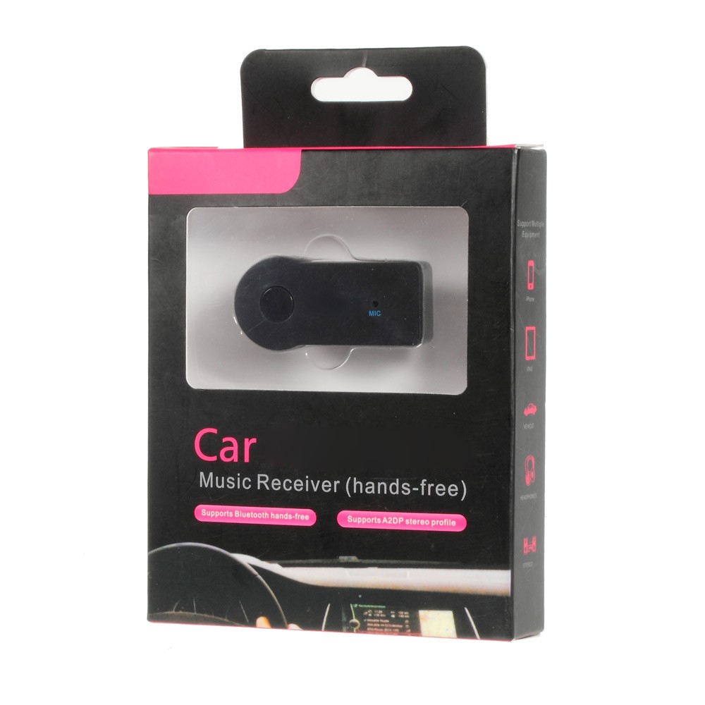 Wireless Car Bluetooth Handsfree Music Receiver with 3.5mm Connector-7