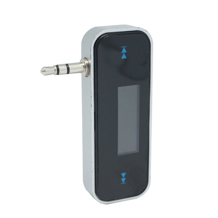 3.5mm In-car FM Transmitter Radio Adapter - Black-3