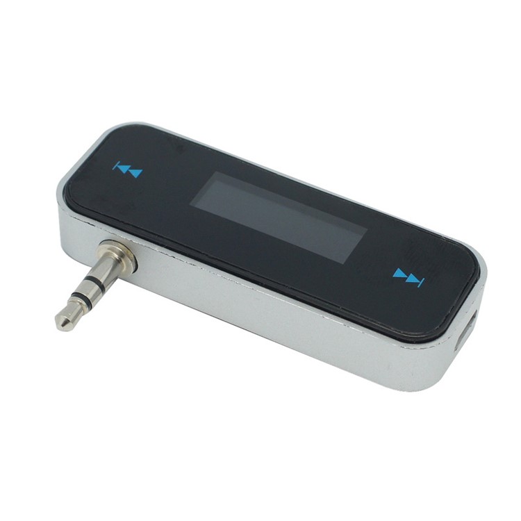3.5mm In-car FM Transmitter Radio Adapter - Black-6