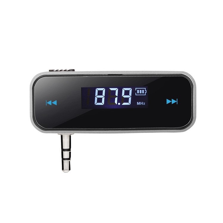 3.5mm In-car FM Transmitter Radio Adapter - Black-7