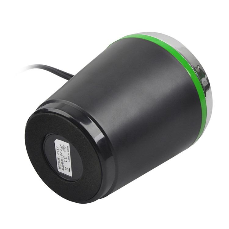 A23 Multi-functional Cigarette Lighter Bluetooth FM Transmitter Dual USB Car Charger Car Kit - Green-5