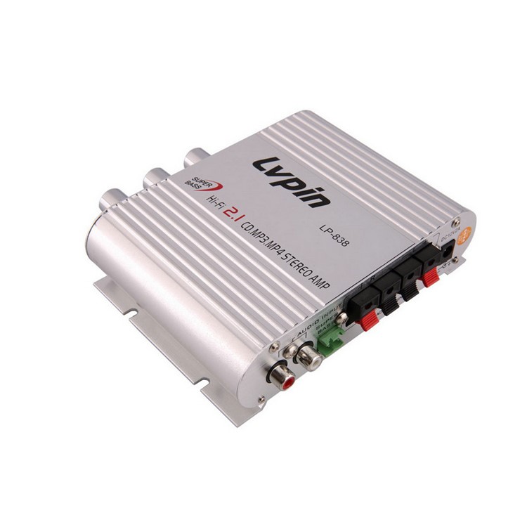 LP-838 Mini 12V 200W HiFi CD MP3 Radio Car Home Audio Stereo Bass Speaker Amplifier-3