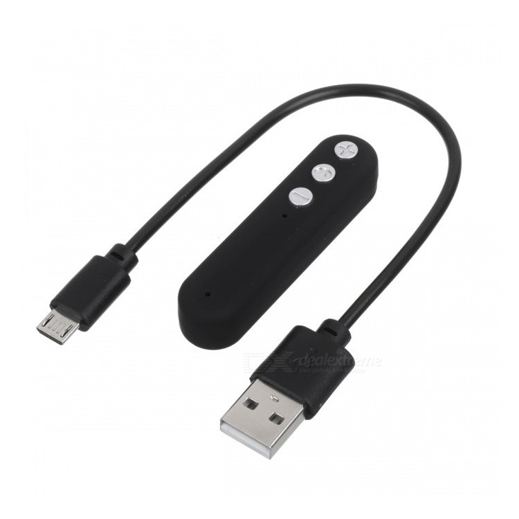 I8 Clip-on 3,5 Mm Bluetooth-Audio-Musik-Adapter-Empfänger Mit Mikrofon Unterstützt TF-Karte - Schwarz-3