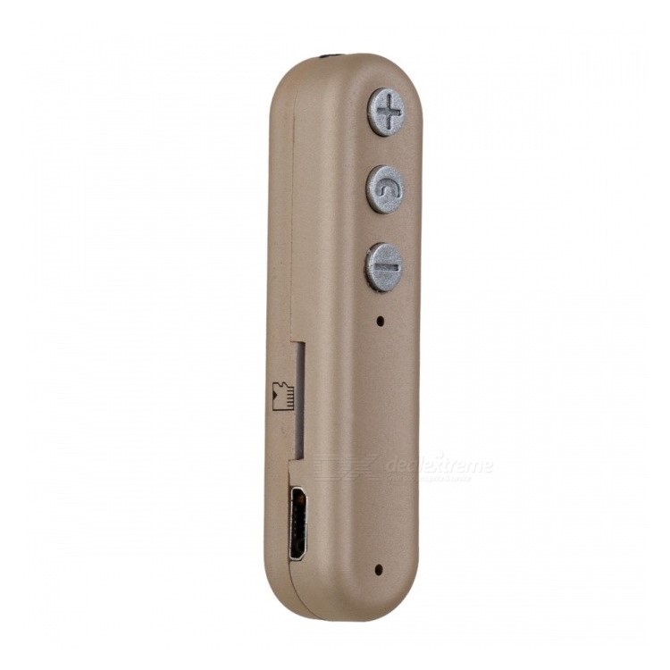i8 Wireless Bluetooth 4.2 MP3 Player 3.5mm Jack Aux Audio Receiver Adapter Supports TF Card - Gold-3