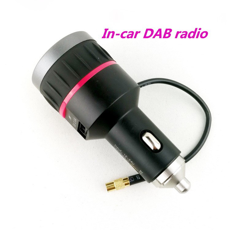Car DAB+ Radio Receiver FM Transmitter In-Car Music Player 5V/2.4A USB Car Charger-2