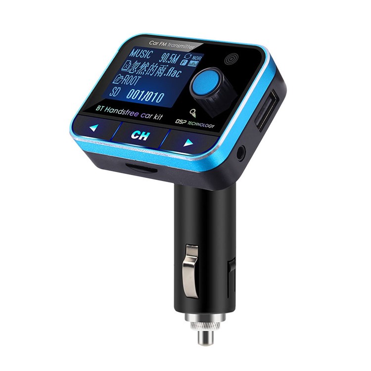 BT008 Bluetooth FM Transmitter Dual USB Car Charger Wireless Car Kit Support TF Card/Aux-in-2