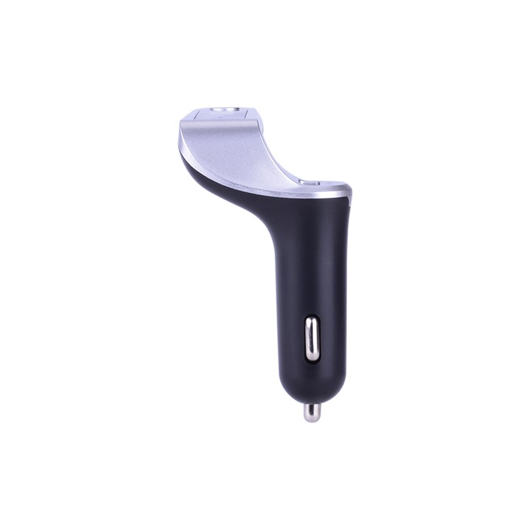 A7 FM Transmitter MP3 Player Wireless Bluetooth Hands-free USB Car Charger Kit - Silver-6