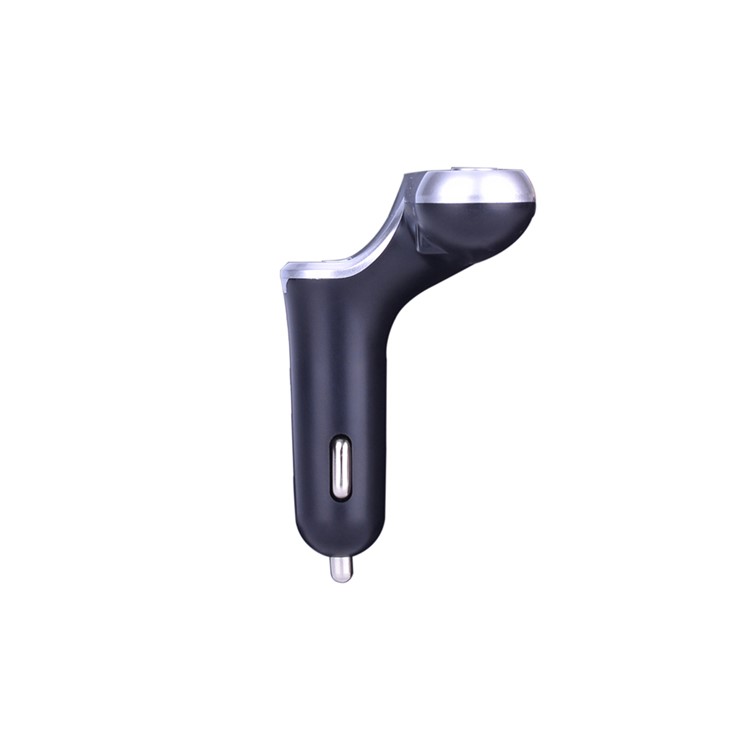A7 FM Transmitter MP3 Player Wireless Bluetooth Hands-free USB Car Charger Kit - Silver-7