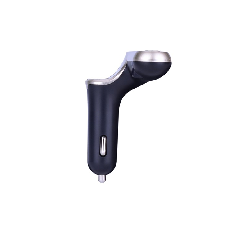 A7 Wireless Bluetooth MP3 Player Hands-free FM Transmitter USB Car Charger Kit - Gold-8