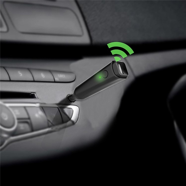 JEDX Bluetooth Car Kit Bluetooth 4.1 Music Receiver 3.5mm AUX Audio Adapter-2